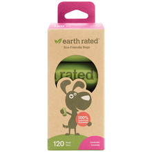 Load image into Gallery viewer, EARTH RATED BIO BAG 120CT/8PK LAVENDER
