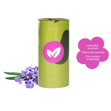 Load image into Gallery viewer, EARTH RATED BIO BAG 120CT/8PK LAVENDER