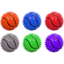 Load image into Gallery viewer, GNAWSOME SQUEAK/LIGHT BASKETBALL MEDIUM 3.5"