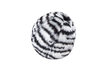 Load image into Gallery viewer, FLUFF & TUFF ZEBRA BALL NO SQUEAKER SMALL 4"