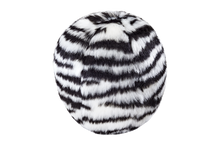 Load image into Gallery viewer, FLUFF & TUFF ZEBRA BALL NO SQUEAKER MEDIUM 5.5"