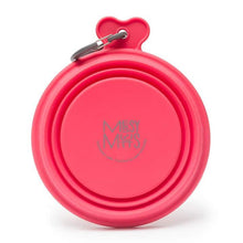 Load image into Gallery viewer, MESSY MUTTS SILICONE COLLAPSIBLE BOWL RED MED