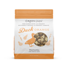 Load image into Gallery viewer, GREEN JUJU FREEZE DRIED DUCK "ORANGE" BITES 18OZ