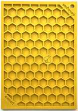 Load image into Gallery viewer, SODAPUP E-MAT HONEYCOMB PATTERN YELLOW 5x7"