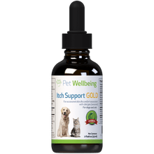 Load image into Gallery viewer, PET WELLBEING ITCH SUPPORT GOLD 2OZ