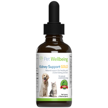Load image into Gallery viewer, PET WELLBEING KIDNEY SUPPORT GOLD 2OZ
