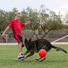 Load image into Gallery viewer, JOLLY PETS SOCCER BALL ORANGE 8"