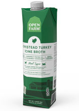 Load image into Gallery viewer, OPEN FARM TURKEY BONE BROTH 32OZ
