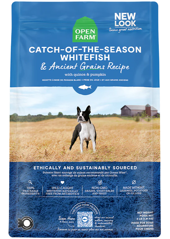 OPEN FARM WHITEFISH ANCIENT GRAIN 11LB