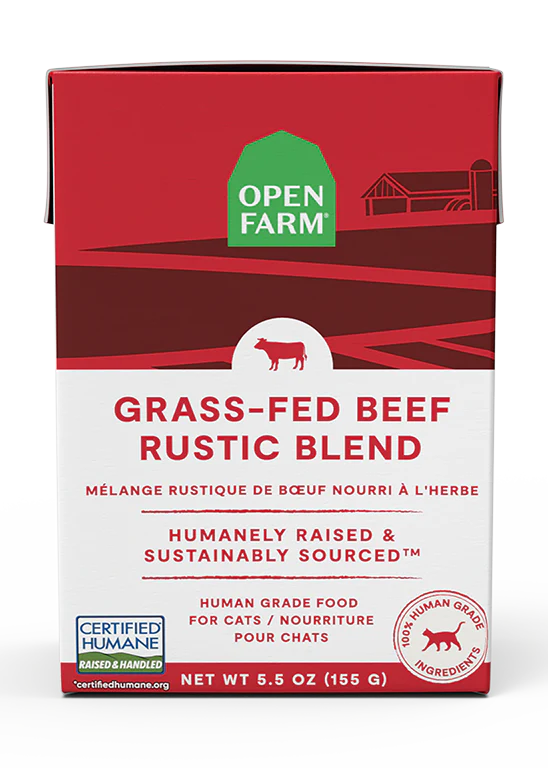 OPEN FARM BEEF RUSTIC BLEND CAT 5.5OZ