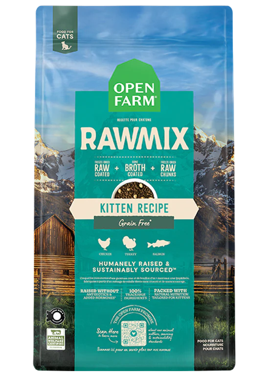 OPEN FARM RAWMIX GRAIN FREE KITTEN 8LB