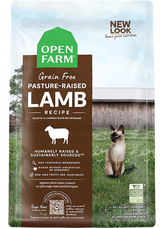 OPEN FARM LAMB CAT DRY 4LB