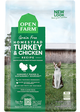 Load image into Gallery viewer, OPEN FARM TURKEY AND CHICKEN CAT DRY 4LB
