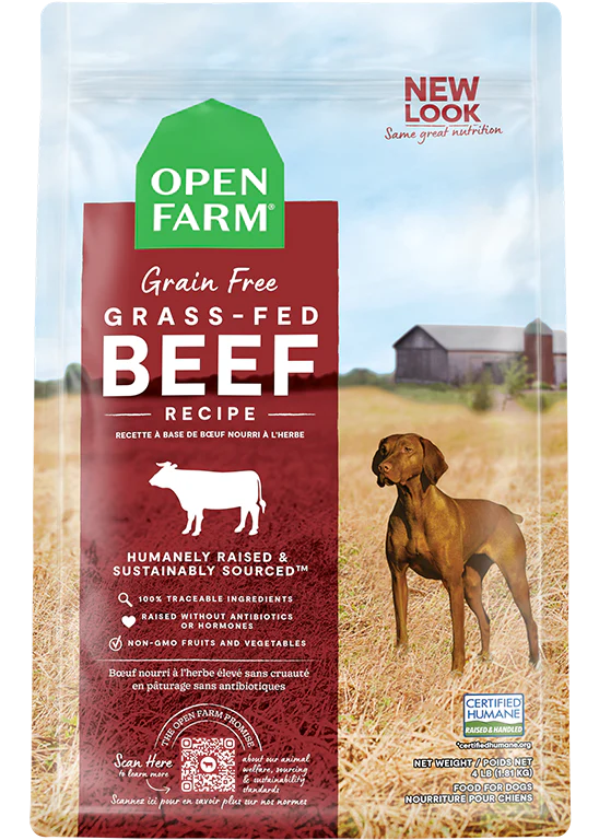 OPEN FARM BEEF GRAIN FREE 24LB