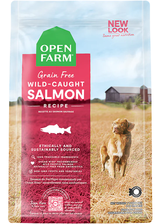 OPEN FARM WILD SALMON GRAIN FREE 24LB