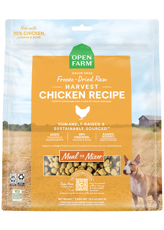 OPEN FARM FREEZE DRIED CHICKEN 13.5OZ