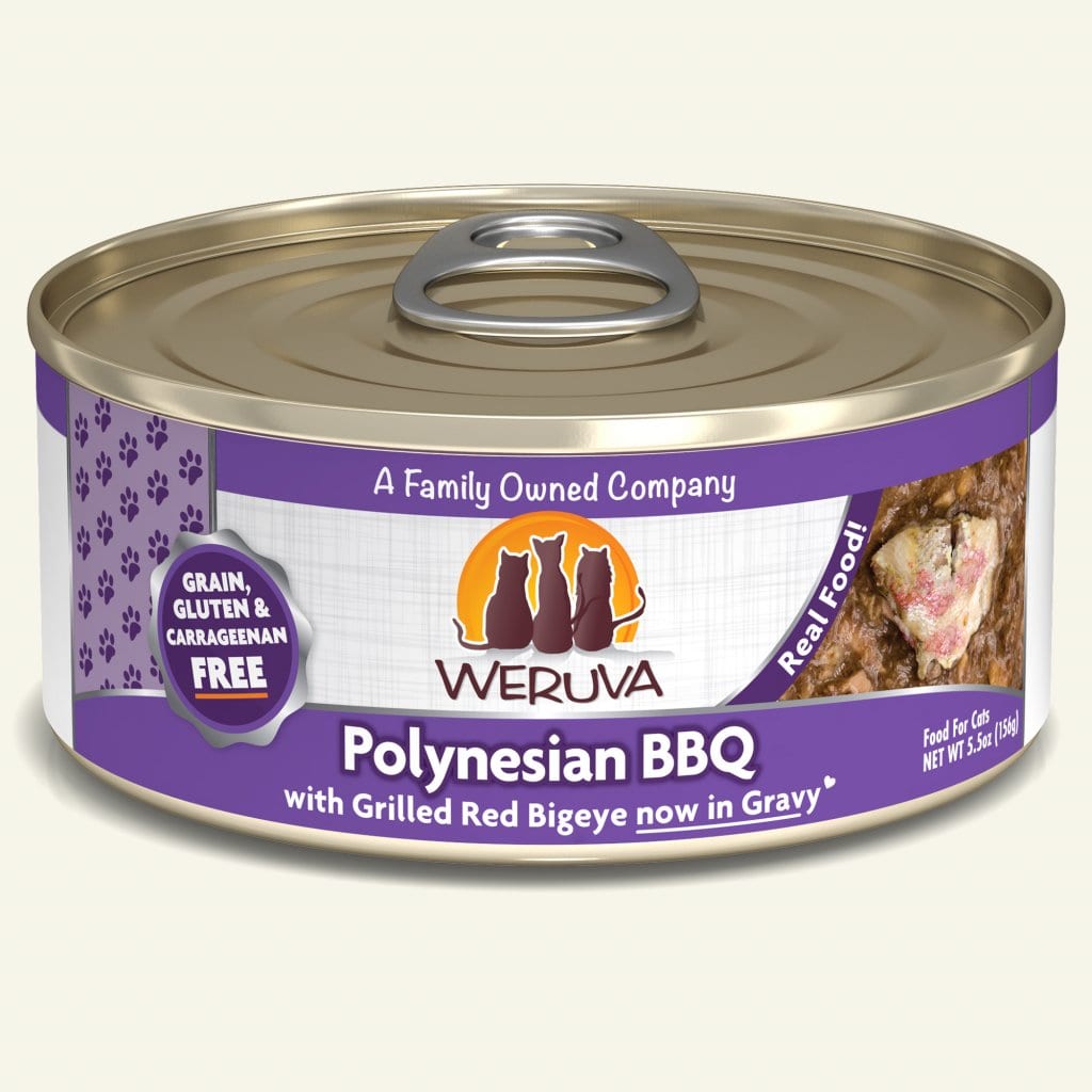 WERUVA POLYNESIAN BBQ CAT CAN 5.5OZ