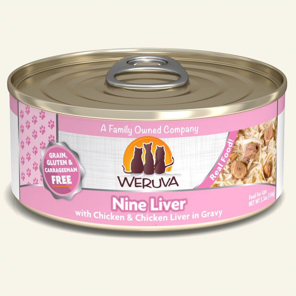 WERUVA NINE LIVER CAT CAN 5.5OZ