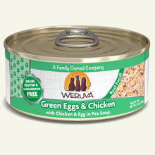 Load image into Gallery viewer, WERUVA GREEN EGGS AND CHICKEN CAT CAN 5.5OZ
