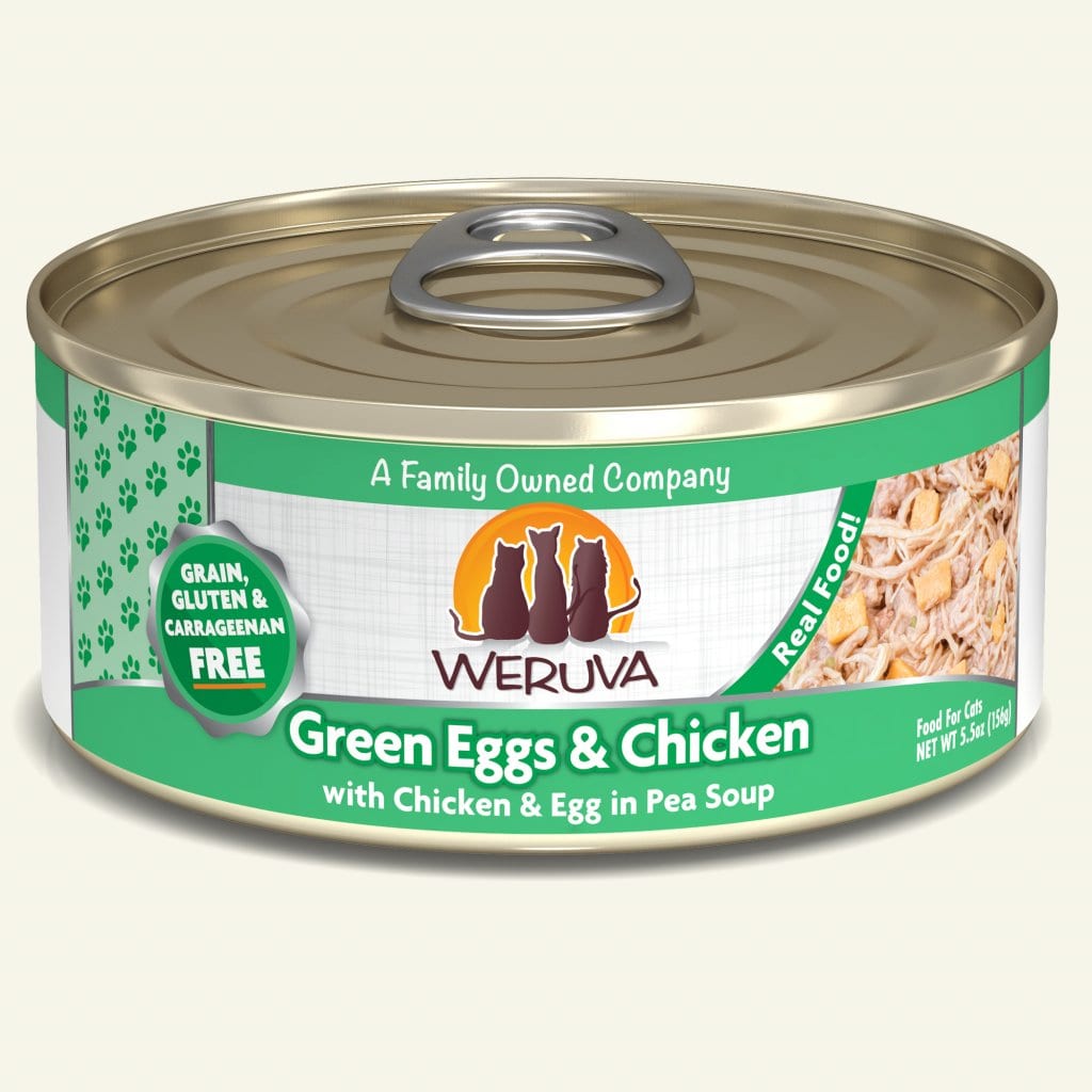 WERUVA GREEN EGGS AND CHICKEN CAT CAN 5.5OZ