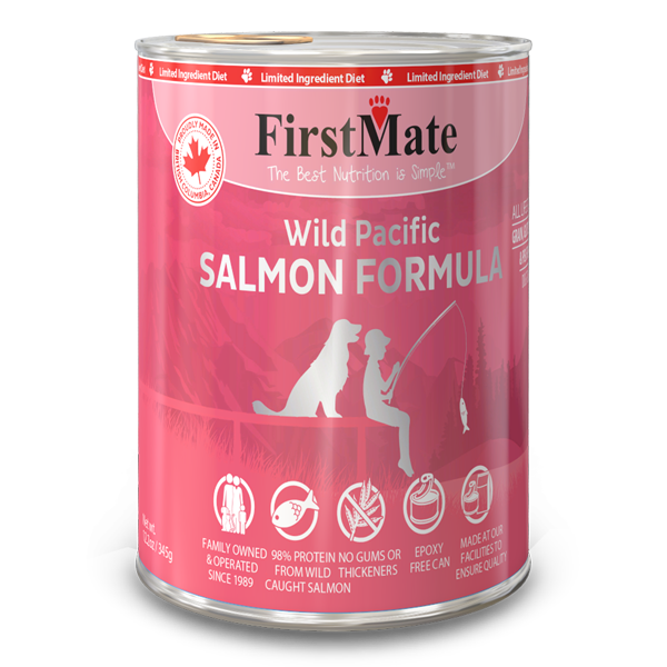 FIRST MATE SALMON DOG CAN 12.2OZ