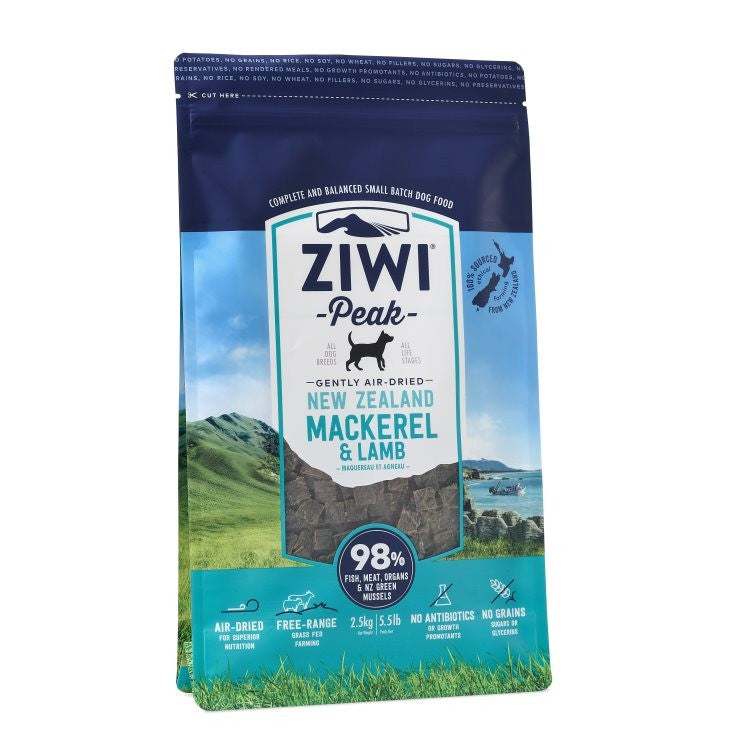 ZIWIPEAK DOG MACKEREL/LAMB 2.5KG