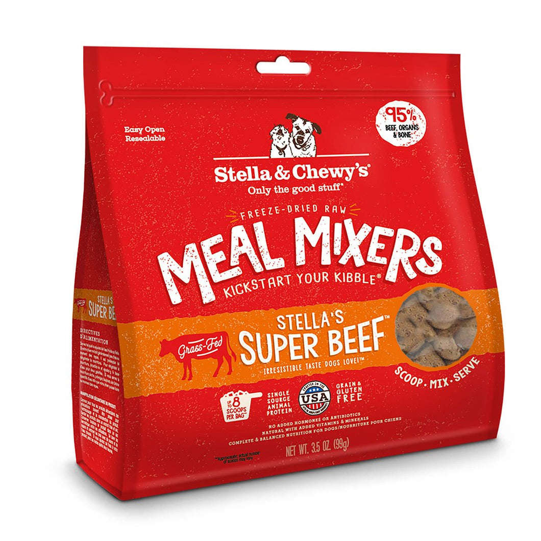 STELLA AND CHEWYS FREEZE DRIED BEEF MEAL MIXER 3.5OZ
