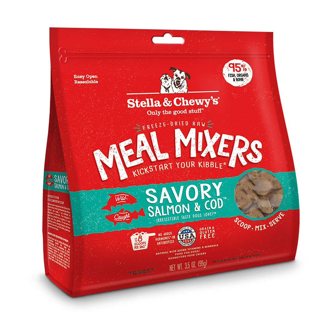STELLA AND CHEWYS FREEZE DRIED SALMON/COD MEAL MIXER 18OZ