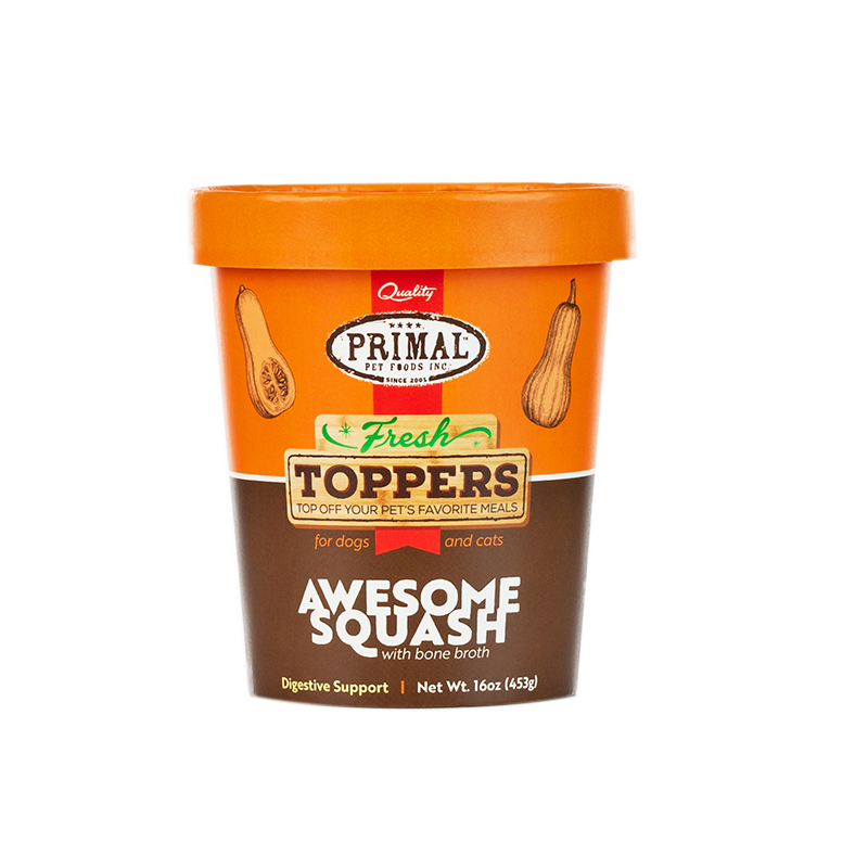 PRIMAL AWESOME SQUASH FRESH TOPPER 16OZ