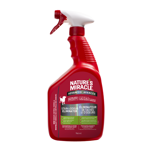 NATURES MIRACLE ADVANCED STAIN/ODOUR 946ML