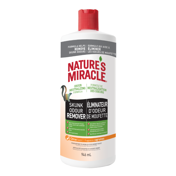 NATURES MIRACLE SKUNK ODOR REMOVER CITRUS 32OZ