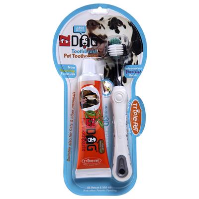 ENVIRO TRIPLE PET DENTAL TOOTHBRUSH/PASTE LARGE