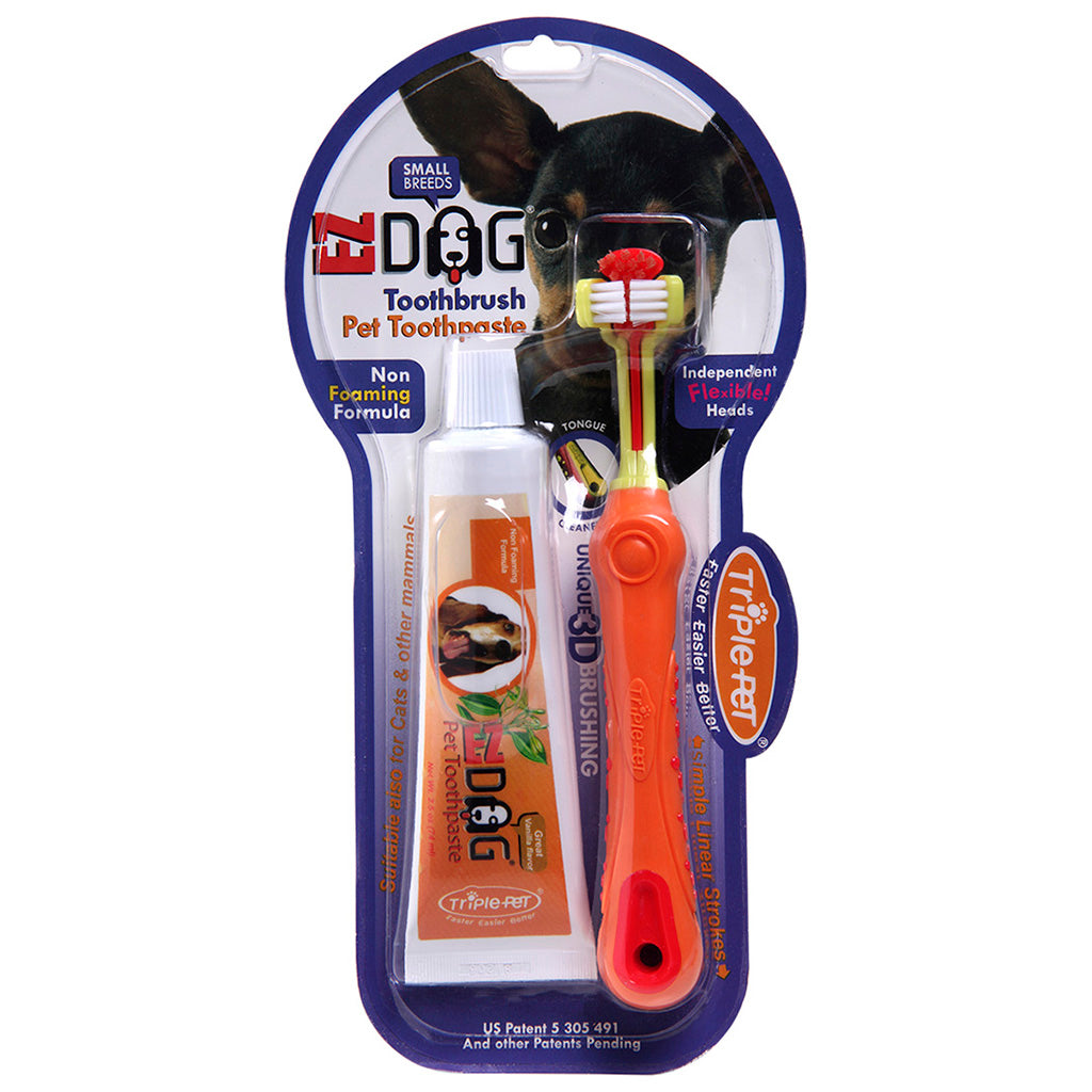 ENVIRO TRIPLE PET DENTAL TOOTHBRUSH/PASTE SMALL