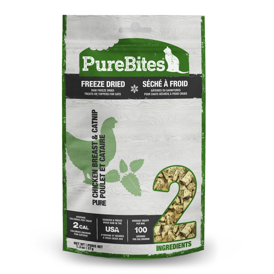 PUREBITES FELINE CHICKEN WITH CATNIP 37G