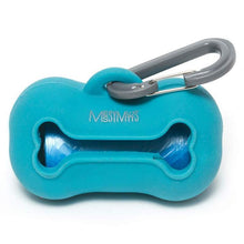Load image into Gallery viewer, MESSY MUTTS WASTE BAG HOLDER BLUE

