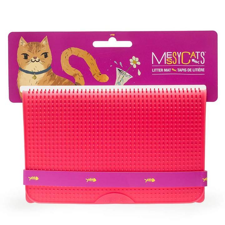 MESSY MUTTS SILICONE LITTER MAT RED