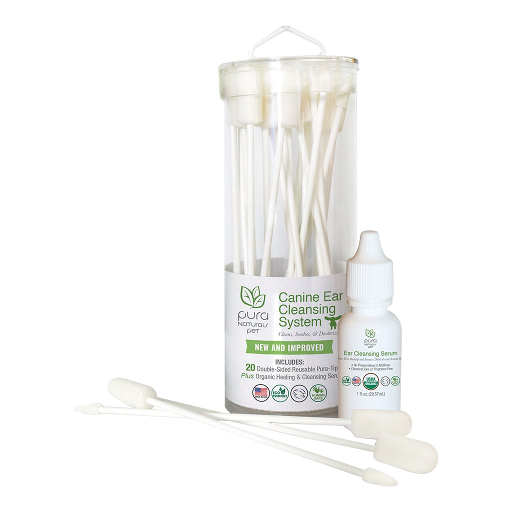 PURE AND NATURAL PET EAR CLEANING SYSTEM DOG