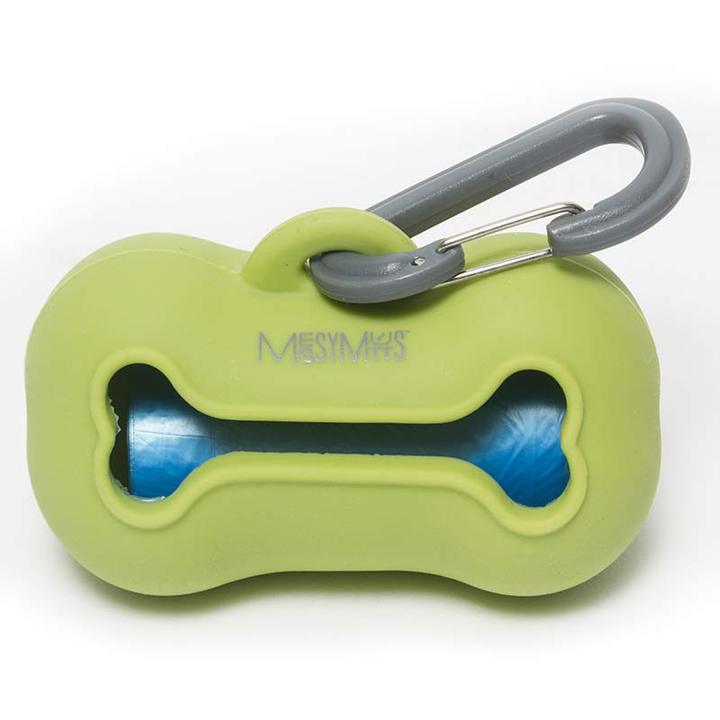 MESSY MUTTS WASTE BAG HOLDER GREEN