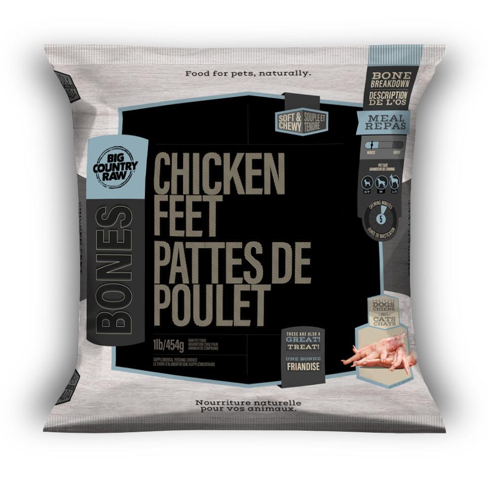 BIG COUNTRY RAW CHICKEN FEET 1LB