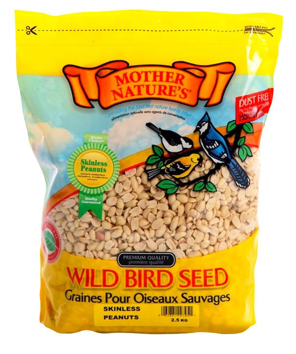 MOTHER NATURE'S PEANUTS SKINLESS 5.5LB