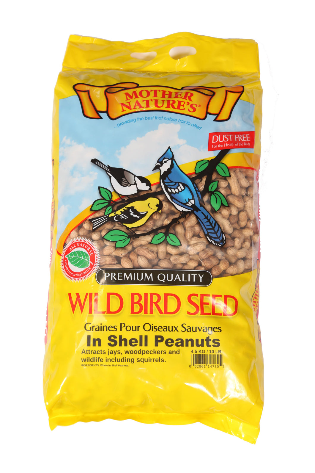 MOTHER NATURE'S PEANUTS IN SHELL 2.2LB