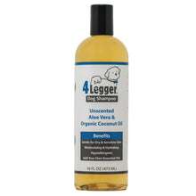 Load image into Gallery viewer, 4LEGGER UNSCENTED ALOE SHAMPOO 16OZ
