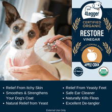 Load image into Gallery viewer, 4LEGGER RESTORE APPLE CIDER VINEGAR RINSE 16OZ
