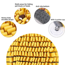 Load image into Gallery viewer, PAWZNDOGZ ANTI-BITE SNUFFLE MAT YELLOW LARGE
