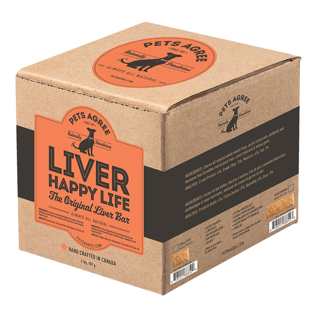 PETS AGREE HAPPY LIFE BARS LIVER LARGE BISCUIT 907G