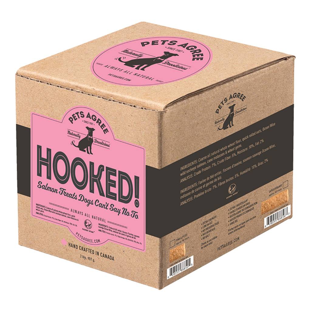 PETS AGREE HOOKED BARS SALMON LARGE BISCUIT 907G