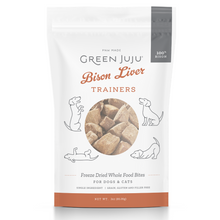 Load image into Gallery viewer, GREEN JUJU FREEZE DRIED BISON LIVER TREAT 3OZ
