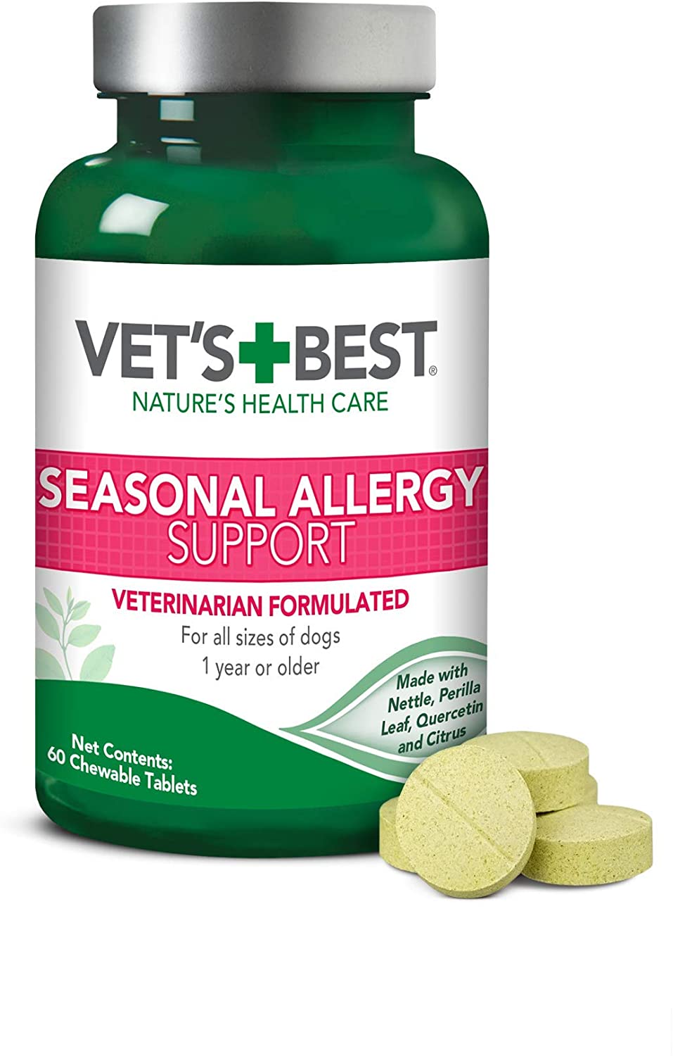 VET'S BEST SEASONAL ALLERGY RELIEF 60TAB