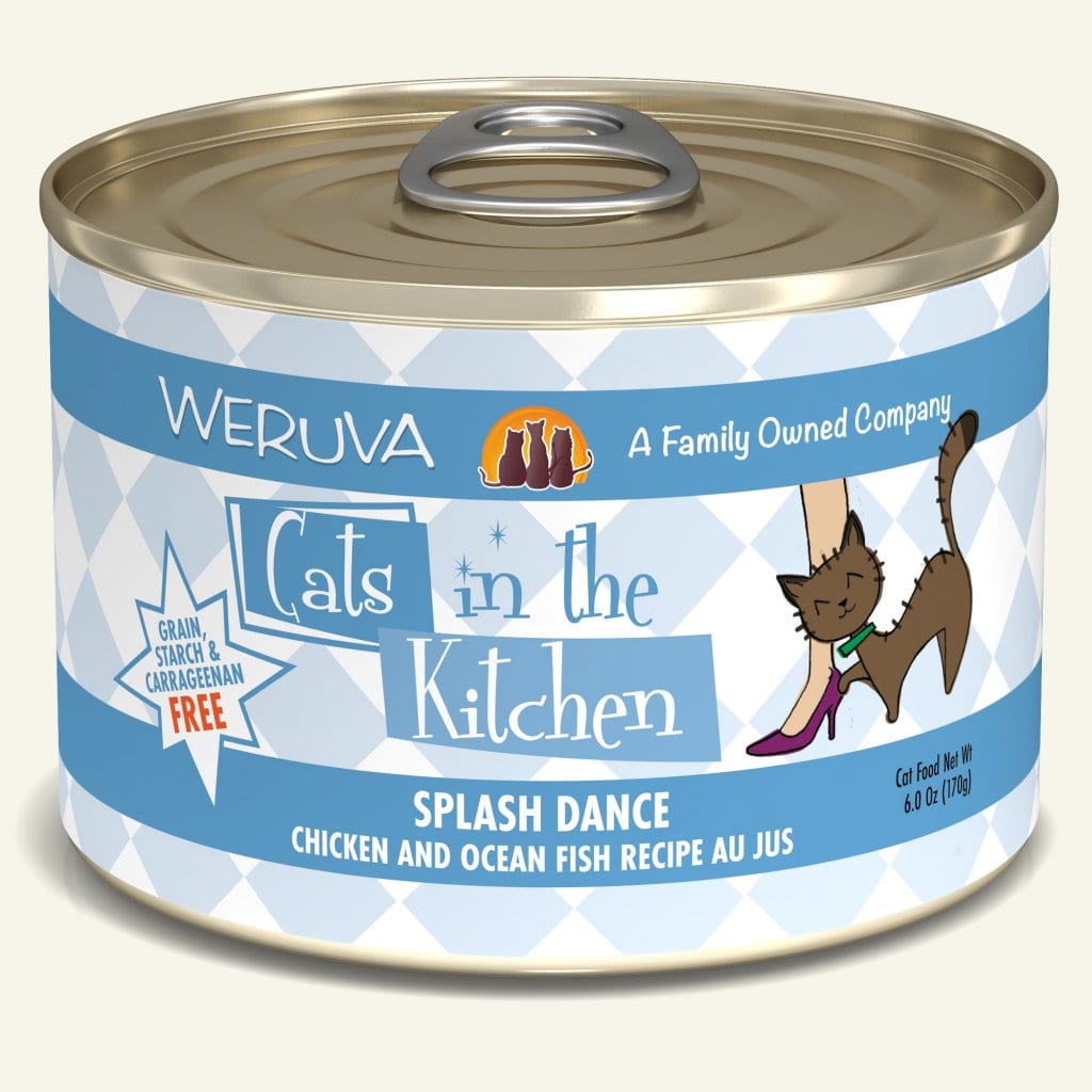 WERUVA CATS IN THE KITCHEN SPLASH DANCE CAT CAN 6OZ