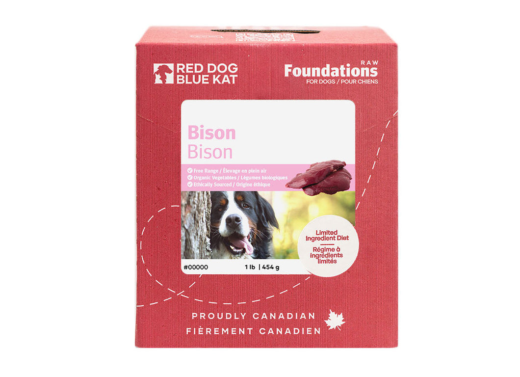 RED DOG BLUE KAT FOUNDATIONS BISON DOG 4X1/4LB